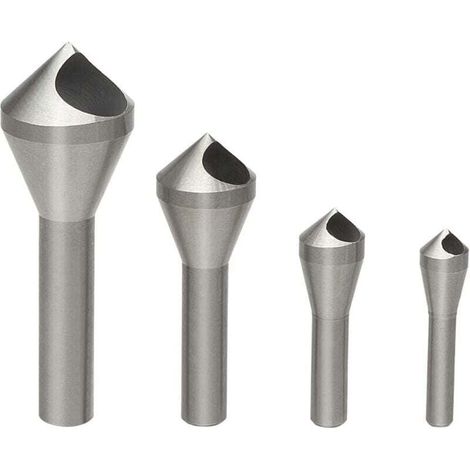 HSS-Senker (Stück) zum Entgraten und Anfasen, Kegelbohrer zum Bohren von Metall, Holz und Kunststoff