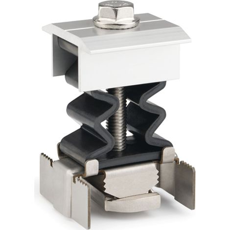 Boite de 10 - Pince rapide pour le montage des plaques - Inox A2 30 - 50mm (1/2)