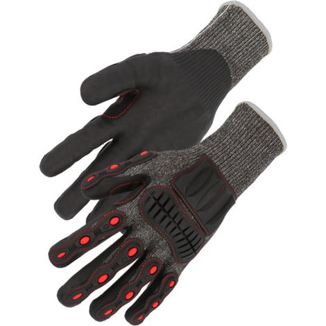 Gant PEHD Coupure niveau F Enduction nitrile mousse Protection chocs 'P' - SINGER - PHS500P T8 (1/2)