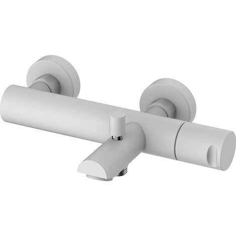 Mitigeur bain-douche  Finition robinet: Blanc mat