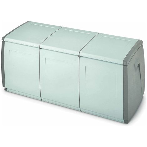 Cassapanca da Esterno in Resina Terry Box 140 Grigio 140x54x57h (1/3)