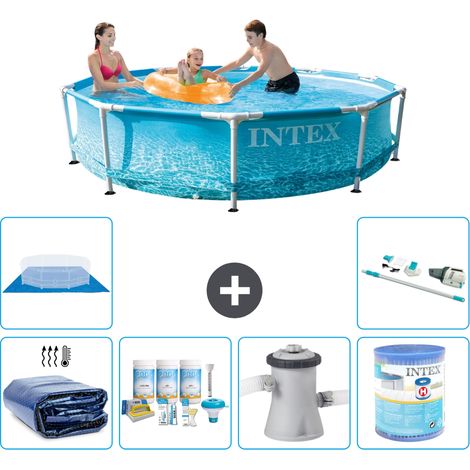 Intex Piscine Tubulaire Ronde - 305x76 cm - 7-pièces S31329 (1/5)