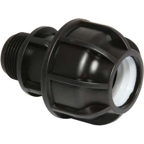 PE-Rohr Gewindeübergang Ø 40 mm x 1 1/4'' AG Übergang Verschraubung PP Polypropylen