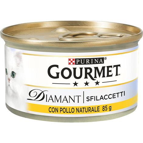 Gourmet Diamant Sfilaccetti Pollo gr. 85 PURINA (1/3)