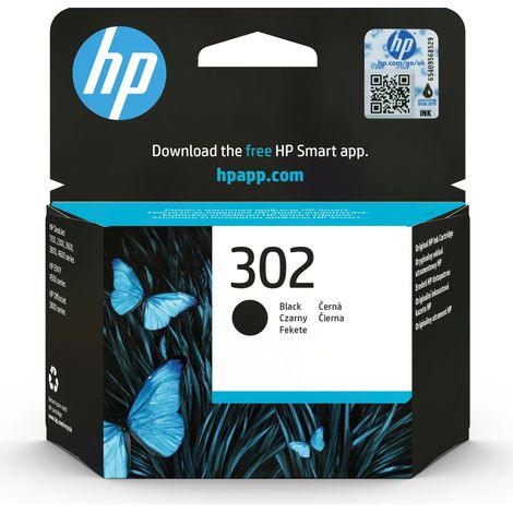 HP Original 302 Schwarz Druckerpatrone