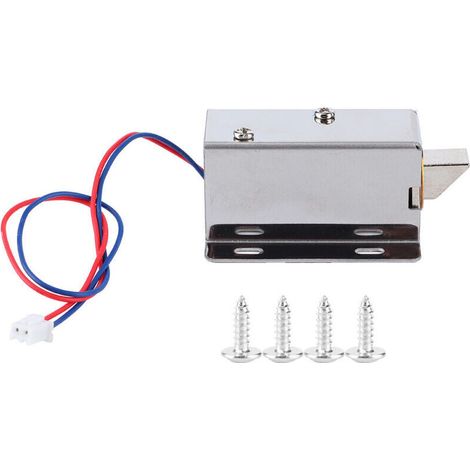 Elektromagnetisches Schloss – Mini-Montagesatz für 12-V-Gleichstrom-Elektromagnetschlösser für Türen, Fenster und Schrankschubladen