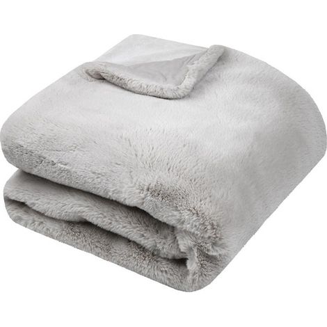 Plaid Stoff Bostan Natur 130x160cm - Stoff