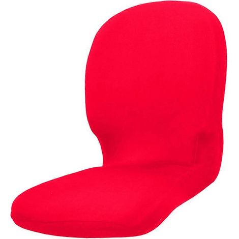 Housse de fauteuil pivotante amovible et extensible, protection pour chaise de bureau/ordinateur, petite taille (rouge) (1/5)