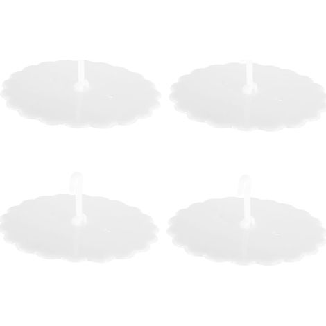 PLAFOPE Lot de 4 crochets adhésifs pour moustiquaire lit, plafond (1/5)