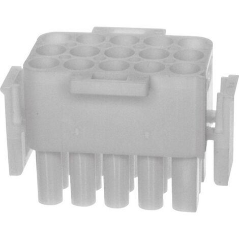 TE Connectivity Boîtier pour contacts mâles série Universal-MATE-N-LOK Nbr total de pôles 15 350736-1 1 pc(s) Q083761 (1/5)