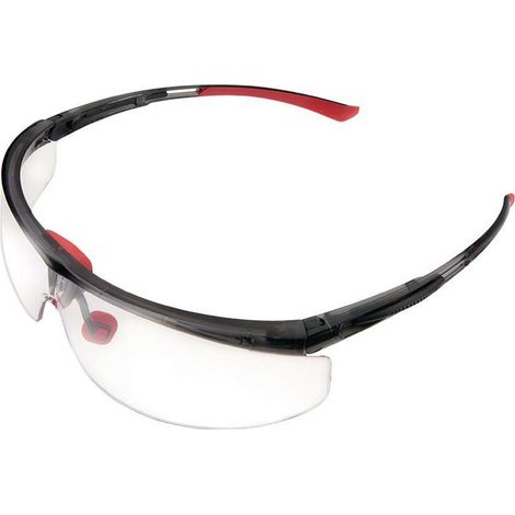 Schutzbrille Adaptec EN 166-1FT Bügel schwarz/rot,Scheibe klar HONEYWELL (1/3)