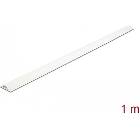 Delock Conducto de cables 30 x 8 mm - longitud 1 m blanco