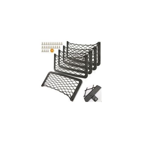 Filet de rangement pour camping-car 5 pièces Dimensions 36 x 18 cm Fixation par vis Capacité de charge renforcée (1/5)