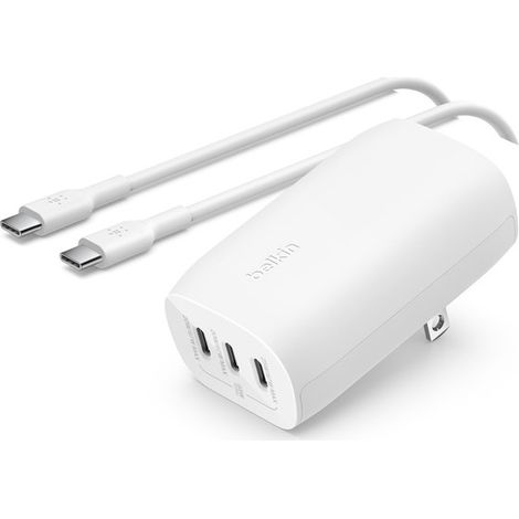 Belkin WCC002VFWH chargeur d'appareils mobiles Ordinateur portable, Smartphone, Tablette Blanc Secteur Charge rapide Intérieure (1/5)