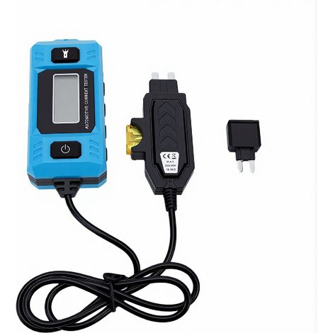 Testeur de courant de fusible, détecteur automobile avec rétro-éclairage LCD, lampe de poche LED pour le diagnostic des circuits de voiture et de camion (1/5)