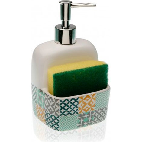 DISPENSADOR JABON CERAMICO AQUA KARLSEN