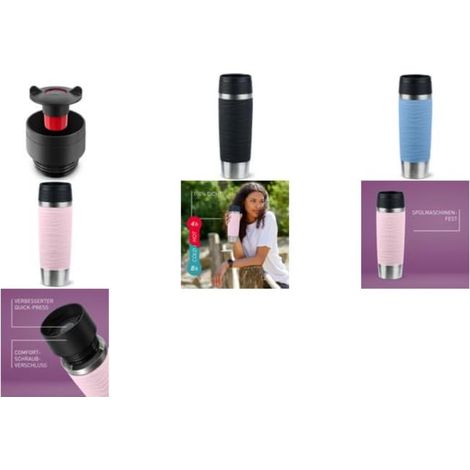 EMSA Isolierbecher Travel Mug Wave