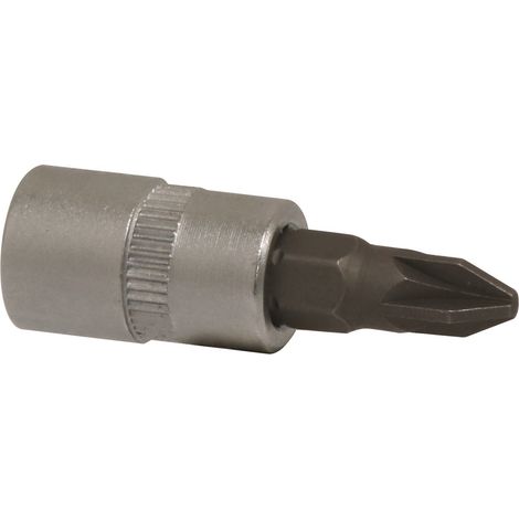 DRAKKAR - Douille tournevis 1/4" avec embout 37mm Pozidriv PZ0 - 12084 - Ce produit de marque DRAKKAR est neuf.