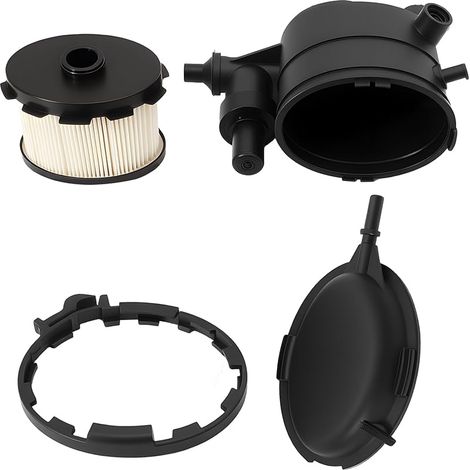 Boîtier avec pompe d'amorçage et filtre à gazole pour Berlingo C15 Jumpy Xsara SCUDO 206 306 EXPERT PARTNER 1.9D Remplace 191144 9625224180 FC446 (1/5)