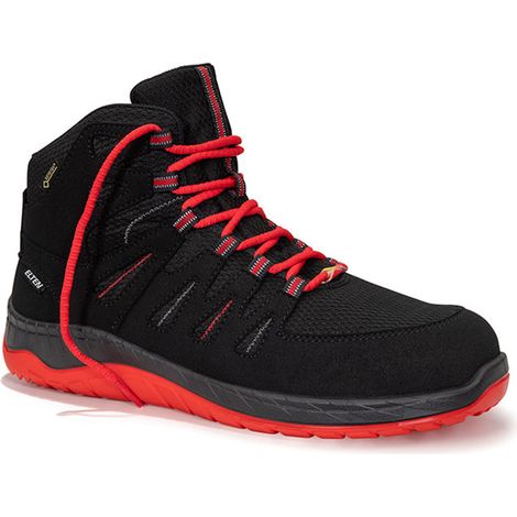 Elten Sicherheitsstiefel MADDOX GTX W black-red Mid ESD S3 CI, Gr. 40 (1/5)
