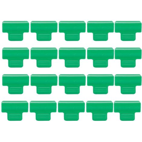 20 Pièces Attaches de Film Plastique pour Serre, Fixation Bâche de Protection Jardinage et Couverture Plantes