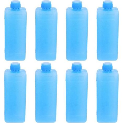 Lot de 10 blocs de glace portables pour climatiseur – Blocs réutilisables pour stockage alimentaire – Refroidissement rapide