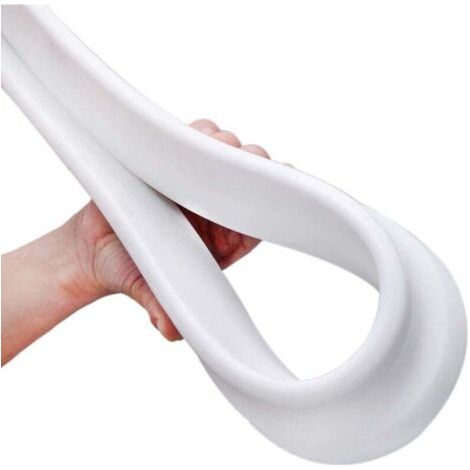 Barrière de douche pliable et système de rétention pour barrage d'eau et maintient l'eau à l'intérieur du seuil (1/4)