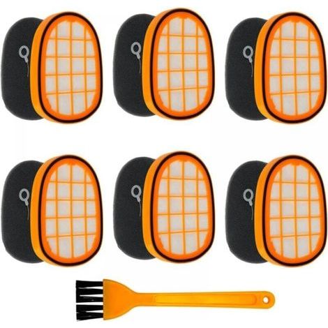 Set di 6 filtri per aspirapolvere a mano Philips FC6812/6814/6822/6823/6908 Filtri di ricambio per accessori Philips (1/5)