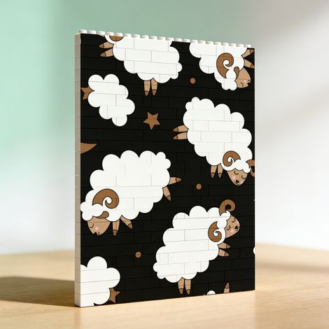 Cadre en blocs créatif pour adultes, cadeau idéal pour couples (1/5)