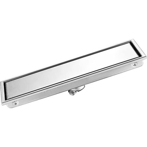 Drain de Douche Rectangulaire, Drain de Sol Linéaire Antirouille Angle émoussé pour éviter Le Colmatage Efficace pour Salle de Bain (1/4)