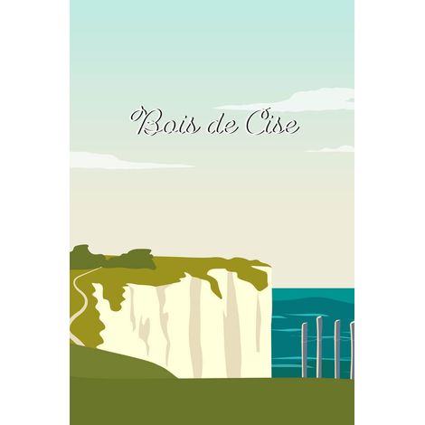 Tableau sur toile illustration bois de Cise 30x45 cm - Impression sur Toile Murale Décorative - Image imprimée en HD sur Toile - Toile sur Châssis en Bois FSC - Fabriqué en France (1/5)