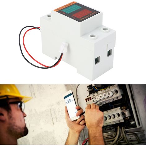 Digitales Amperemeter und Voltmeter C45-2042VA für Wechselstrom, Spannungsmodulation, 20–500 V AC, 0–100 A (1/5)