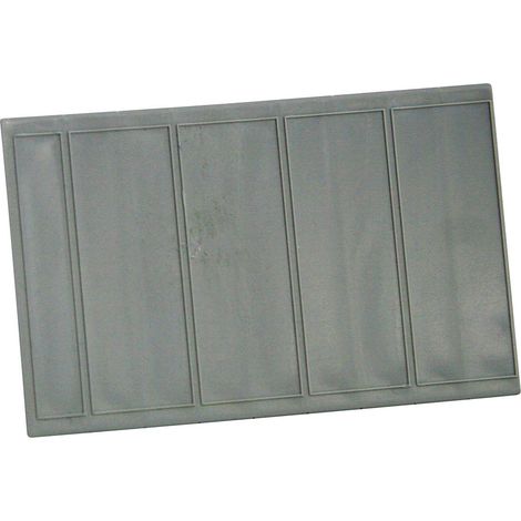 FAEG tappi DIN - Barretta 6 tappi sezionabili coprimoduli per  centralini 12cm 14500