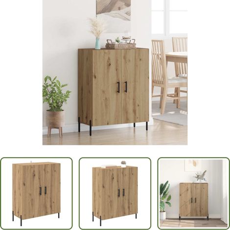 vidaXL Sideboard Artisan-Eiche - Sideboard Artisan-Eiche 69,5 x 34 x 90 cm Holzwerkstoff (1/5)
