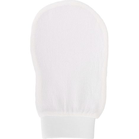 Gant Exfoliant Corps Fibre Blanche - Élimine Peaux Mortes, Nettoyage Profond pour Soins Peau à Domicile (1/5)