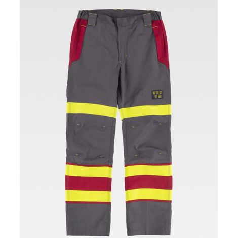 Pantalón combinado ignífugo, antiestático con protección para soldadura y arco eléctrico B1499 (1/3)