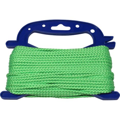 General Purpose Utility Cord 4MM 20M (Green Rope Fluorescent Hi Vis Camping)