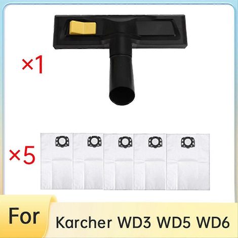 Pour WD4 WD5 WD6 rechange brosse pour sol sac poussière aspirateur sol nettoyage Pickup tête sacs poussière de rechange (1/5)