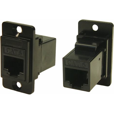 Connecteur RJ45 cat Cat6e RS PRO Prise femelle Montage panneau, ports ( Prix pour 1 )