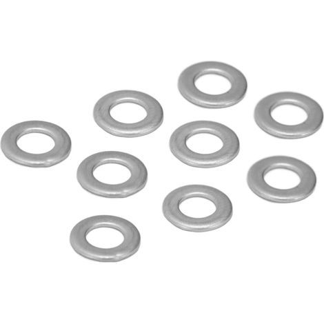 120 rondelles plates, acier inoxydable, diamètre intérieur 4 mm, diamètre extérieur 7 mm, kit de pièces de rechange 4807-0407-0500 (1/5)