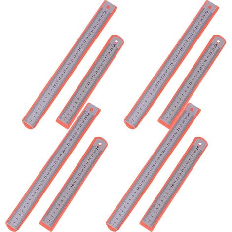 Règle linéaire avec trou de suspension, lot 8, en acier (1/5)