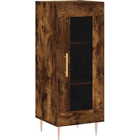 Aparador-cómoda-mueble-organizador-cocina-salón-salón-comedor 345 x 34 x 90 cm-madera de ingeniería-marrón 020030925