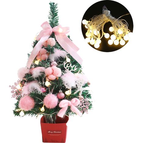 Sapin de Noël 60 cm - aspect esthétique - usage polyvalent pour mariage - facile à laver et à ranger (1/5)