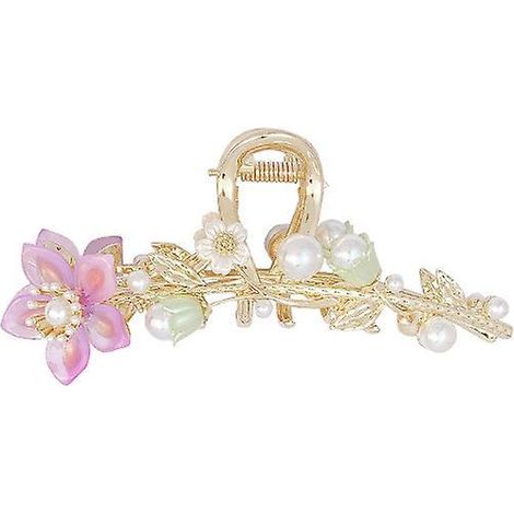 perle Moyenne Saisir Clip Temprament Pince Cheveux Coiffure Requin Pince Cheveux Accessoires (1/5)