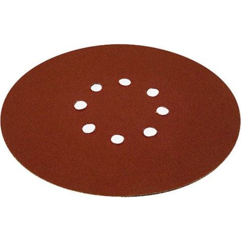 Jeu de 6 disques abrasifs plâtre Ø225mm – Grain 240 – 8 trous pour finition lisse – Compatible ponceuse PEUGEOT EnergySand-225 - 225mm-8 (1/3)
