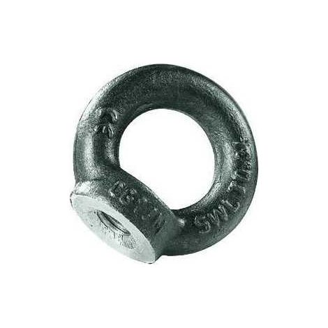 Tornillos de ojo hembra galvanizados Carcano Ce din-582 de 6 mm