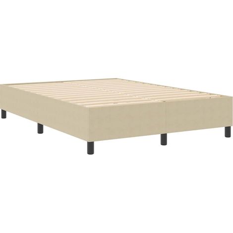Lit double,Lit adulte,Lit à ressort Light Green Grey 160x200 cm Tissu en velours côtelé CFW7877740 (1/5)