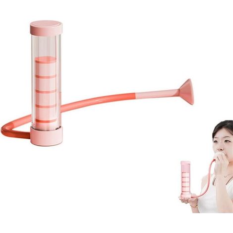 Appareil d\'exercice respiratoire pour poumons, appareil d\'entraînement musculaire respiratoire portable, réglable, pour adultes et enfants, amélioration de la capacité pulmonaire