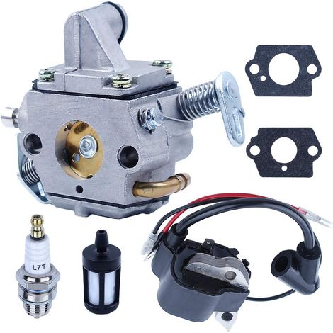 Kit de Réglage Carburateur et Bobine d'Allumage Adefol MS170 pour Tronçonneuse Stihl 017 018 MS180 MS180C MS170C C1Q-S57A 1130 120 0603 (1/5)