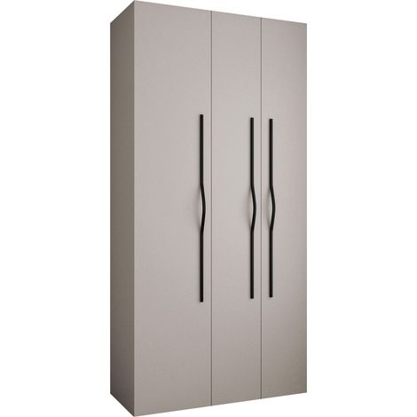 Armario Hartford 563, Cachemira, 246x120x42cm, Puertas de armario: Con bisagras, Número de estantes: 6 (1/5)